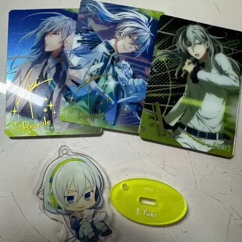[BUNJANG] IDOLiSH7 YUKI Acrylic Stand & Metacard Bundle Set / 아이나나 유키 아크릴스탠드 메타카 일괄