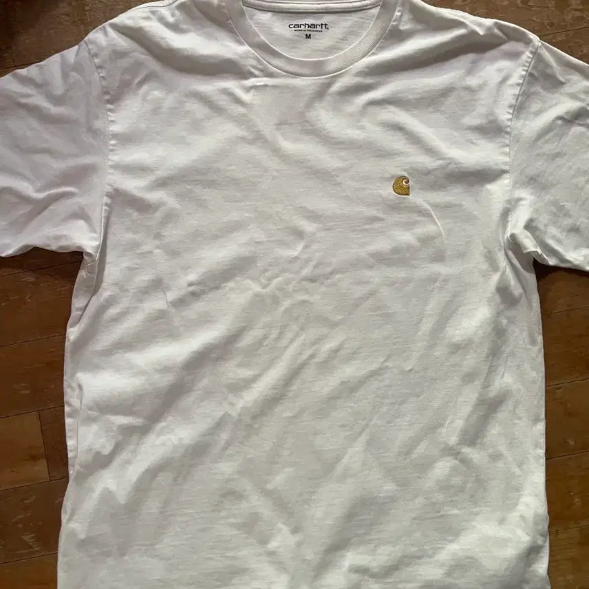 [BUNJANG] Carhartt Short-Sleeve T-Shirt White Size M / 칼하트 반팔티 M사이즈 화이트 (100)