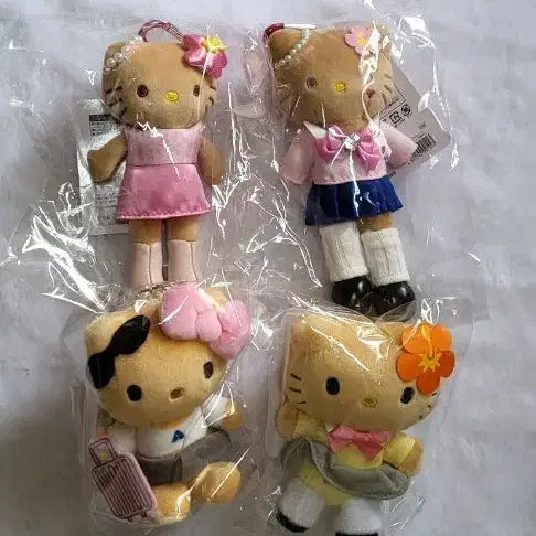 [BUNJANG] Hello Kitty Plush Toy Set (Bundle of 4) / 새상품) 헬로키티 인형 4개 세트 (일괄)