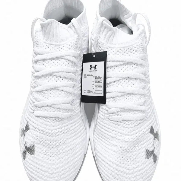 [BUNJANG] Under Armour Harper 3 Low ST Baseball Cleats White/Black / 언더아머 야구화 하퍼 3 로우 ST 화이트,블랙