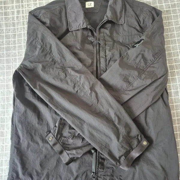 [BUNJANG] CP Company Lens Applique Overshirt Jacket Black XXL / cp컴퍼니 렌즈와펜 오버셔츠 자켓(xxl)
