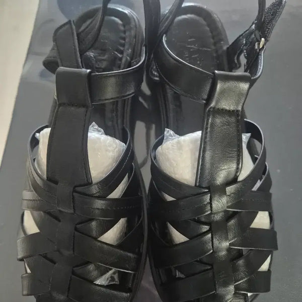 [BUNJANG] Black Gladiator Sandals - New / 블랙 글래디에이터 샌들 230 새상품