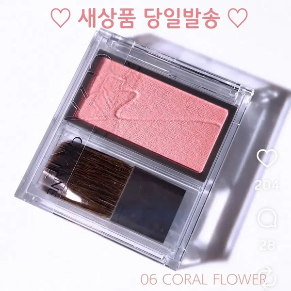 [BUNJANG] Cezanne Cheek Blusher 2.2g (06 Coral Flower) / 06 코랄 플라워) NEW 세잔느 치크 블러셔 2.2g