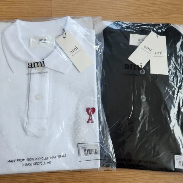 [BUNJANG] Ami Paris Polo T-Shirt / 아미 폴로 PK 카라티. 병행수입 정품 새상품