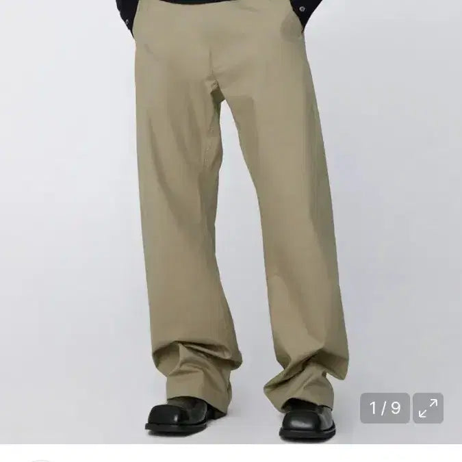 [BUNJANG] Elwood West 167 Curved Chino Pants Beige / 엘무드 웨스트 167 커브드 치노 팬츠 베이지(기장수선)