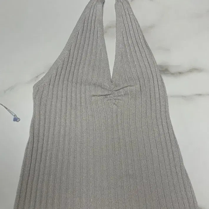 [BUNJANG] Women's Halterneck Knit Top / 여성 홀터넥니트