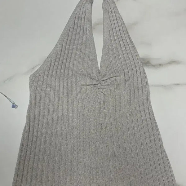 [BUNJANG] Women's Halterneck Knit Top / 여성 홀터넥니트