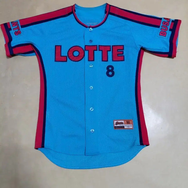 [BUNJANG] Lotte Giants Jeon Jun-woo Smurf Professional Jersey Size 90 / 롯데자이언츠 전준우 스머프 프로페셔널 유니폼 90사이즈 팝니다