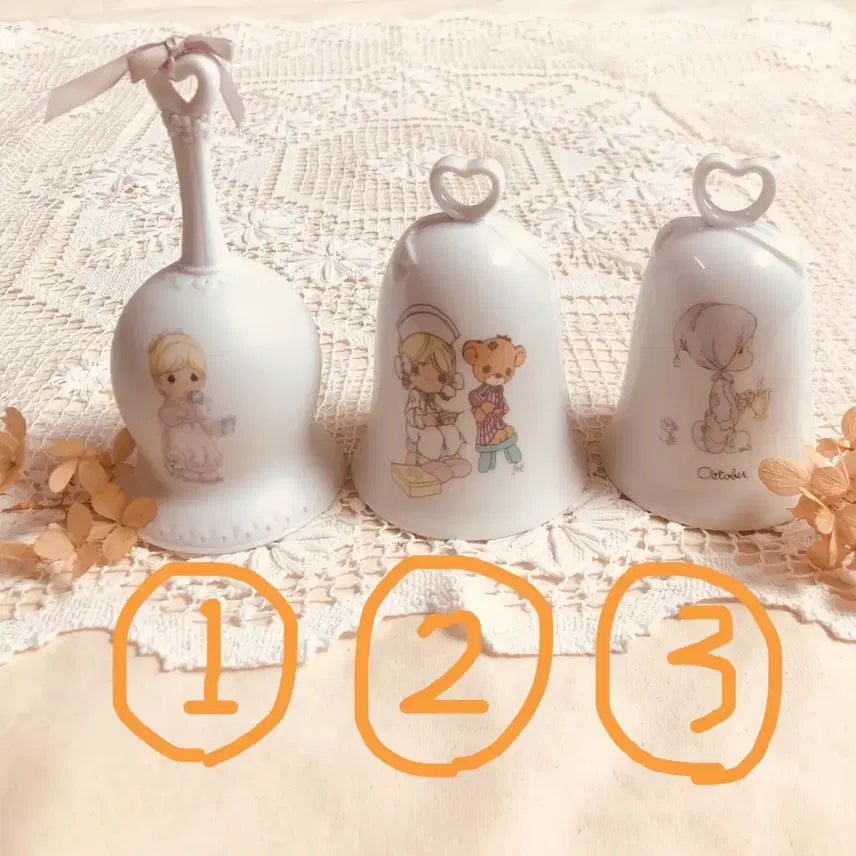 [BUNJANG] Antique Precious Moments Bells / 앤틱 빈티지 프레셔스모먼트 벨