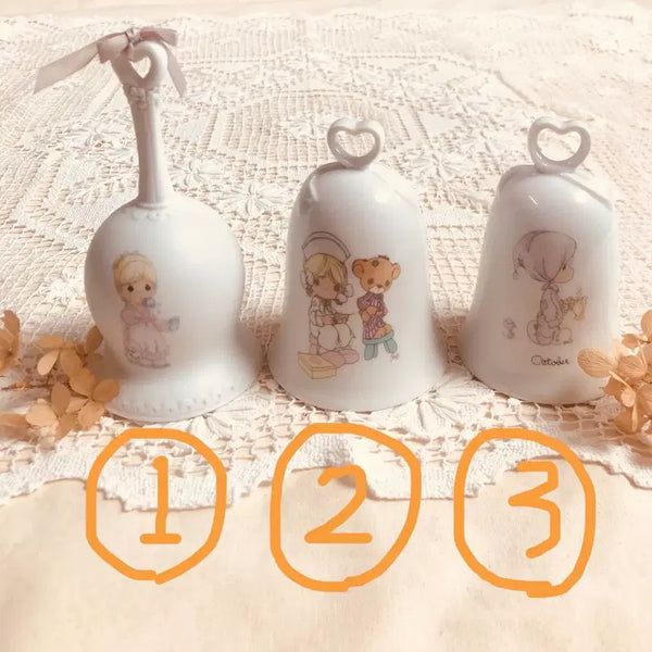 [BUNJANG] Antique Precious Moments Bells / 앤틱 빈티지 프레셔스모먼트 벨