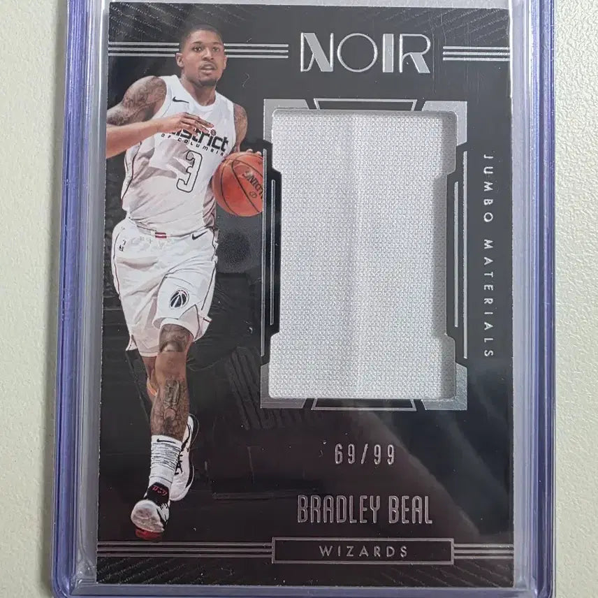 [BUNJANG] 2017-18 Panini Noir Bradley Beal Jumbo Jersey Card / 2017-18 nba 브래들리 빌 점보 유니폼카드 워싱턴위저즈