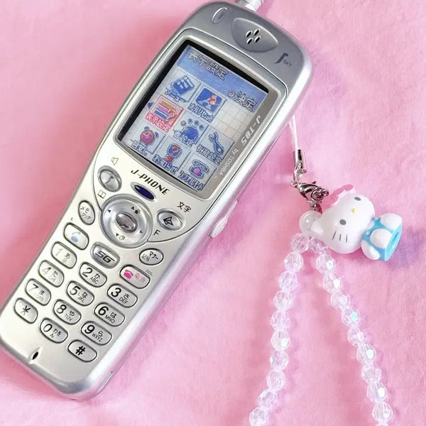 [BUNJANG] Docomo Kitty Phone Garu Phone Mock-up Phone Folder Phone Classic Pink Model Phone / 도코모 키티폰 갸루폰 목업폰 핸드폰 폴더폰 고전폰 핑크 모형폰