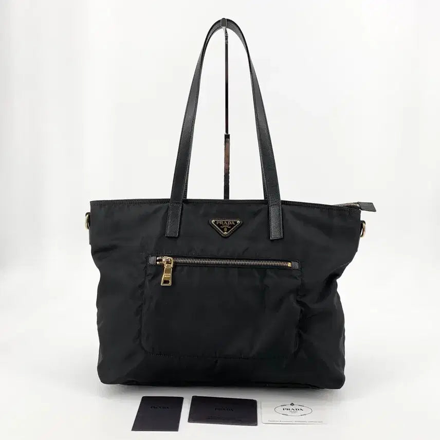 [BUNJANG] Prada Pocono Nylon Shoulder Bag Black / [매장구매] 프라다 포코노 나일론 숄더백