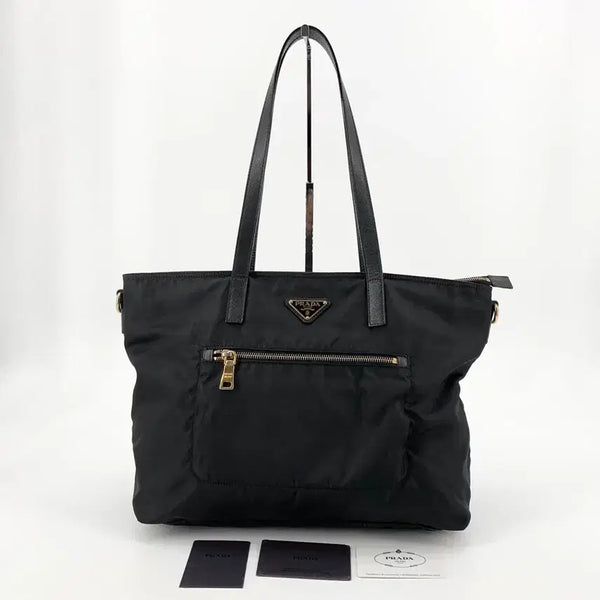 [BUNJANG] Prada Pocono Nylon Shoulder Bag Black / [매장구매] 프라다 포코노 나일론 숄더백