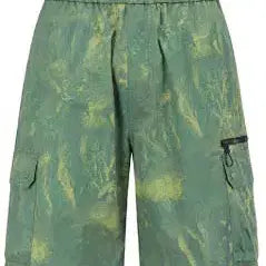 [BUNJANG] Alaska Pattern Cargo Shorts Green / 알래스카 패턴 카고 반바지 그린 34 (86)