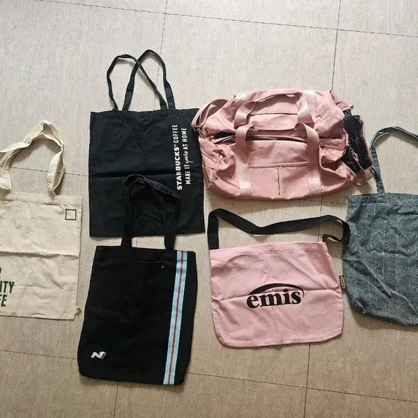 [BUNJANG] Eco Bag & Gym Bag Set (6 Types) / 가방 6종