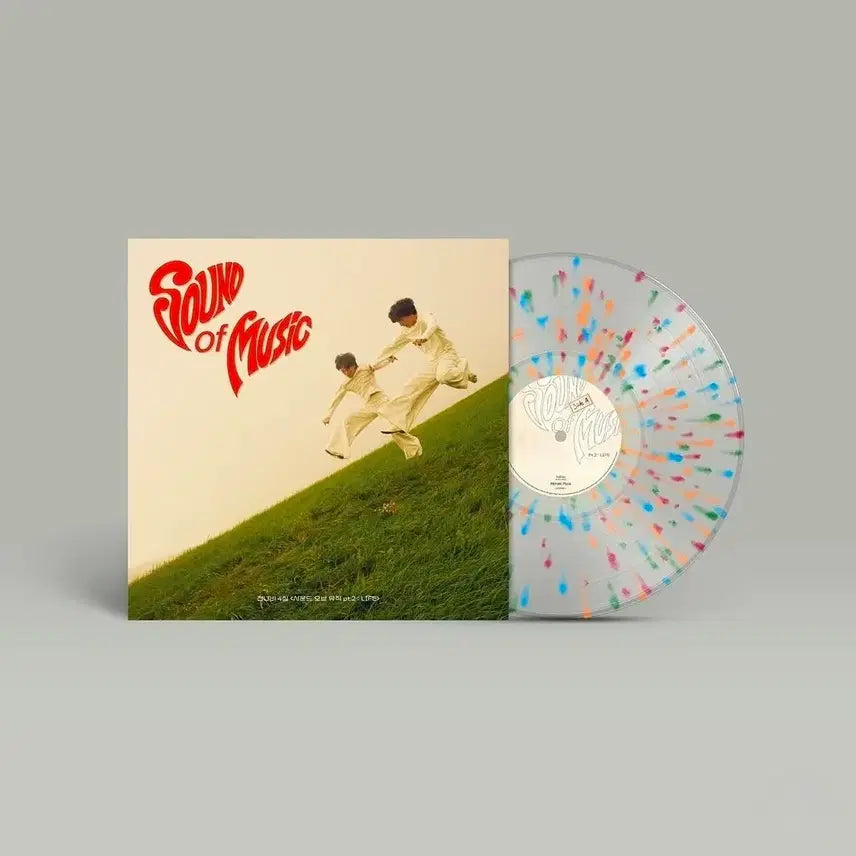 [BUNJANG] Jannabi 4th Album 'Sound of Music Pt.2' Clear Splatter Vinyl LP (Sealed) / 잔나비 4집 LP 사운드 오브 뮤직 pt2 클리어스플래터 미개봉 새제품