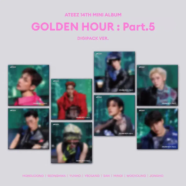 [BUNJANG] ATEEZ Golden Hour Part.5 Digipack Sealed Bundle Set / (비현물) 에이티즈 ATEEZ 골든아워 part.5 디지팩 미개봉 30장