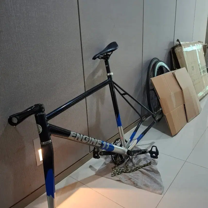 [BUNJANG] Engine11 Pixie Ocean Blue (M-L) - Complete Bike or Frameset / 엔진11 픽시 무하자급 오션블루 판매/대차