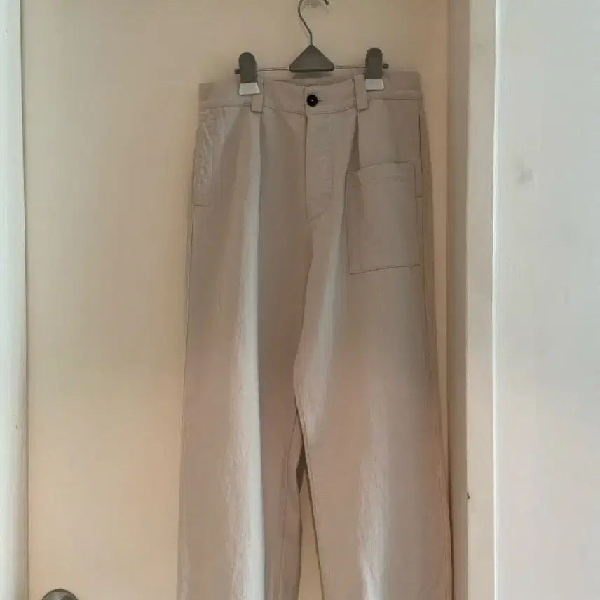 [BUNJANG] MHL Cotton Pants Beige / MHL 코튼 팬츠