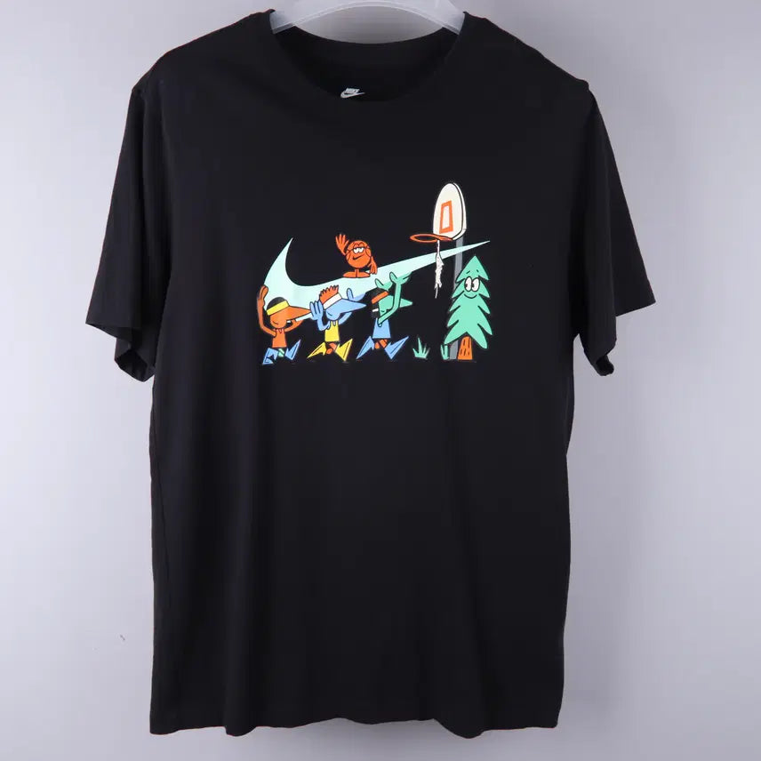 [BUNJANG] Nike Swoosh T-Shirt Black (L) / 나이키 스우시 반팔티 블랙 (L)