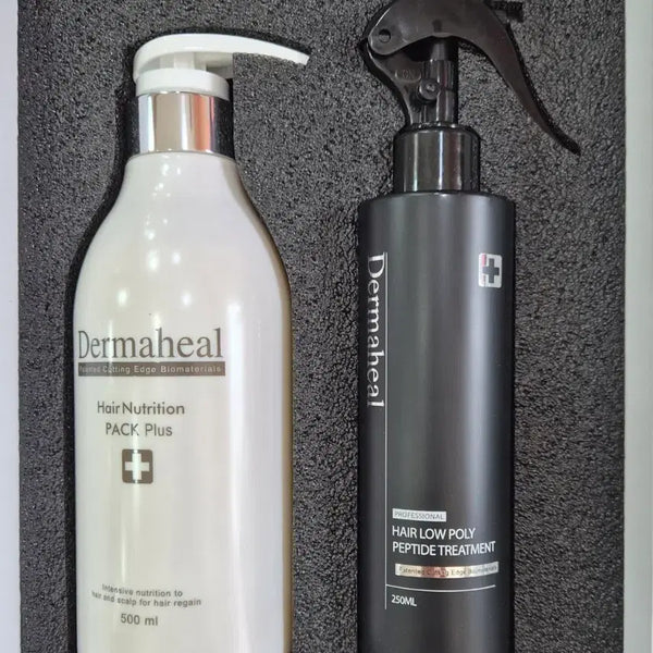 [BUNJANG] Dermaheal Hair Nutrition Pack + Peptide Treatment Set / 더마힐 헤어뉴트리션 팩 + 펩타이드 트리트먼트 세트
