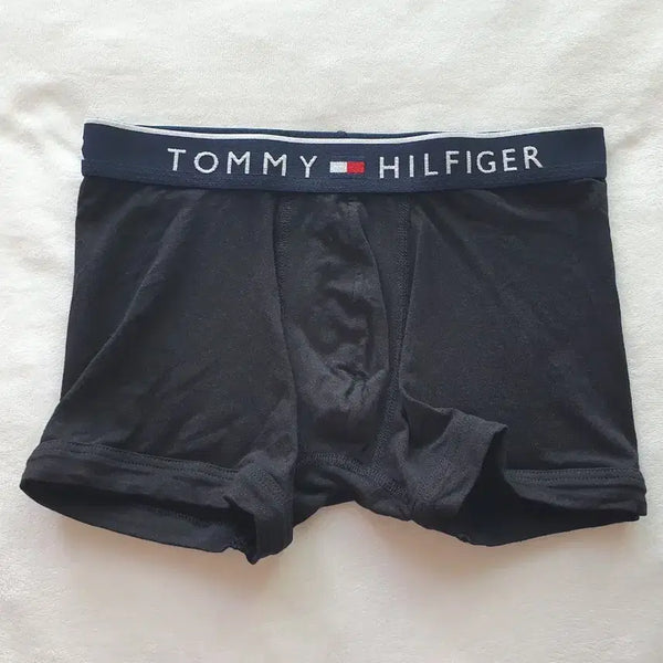 [BUNJANG] Tommy Hilfiger Men's Soft Cotton Classic Trunks - Deep Black (S) / 타미힐피거 드로즈 남자팬티 남성속옷 판매