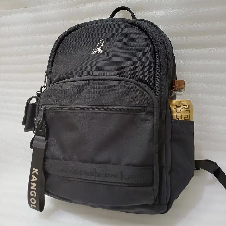 [BUNJANG] Kangol Struct 2 Laptop Backpack Bag Black / 정품 캉골 스트럭2 노트북 백팩 가방 훌륭 블랙 사랑봉봉
