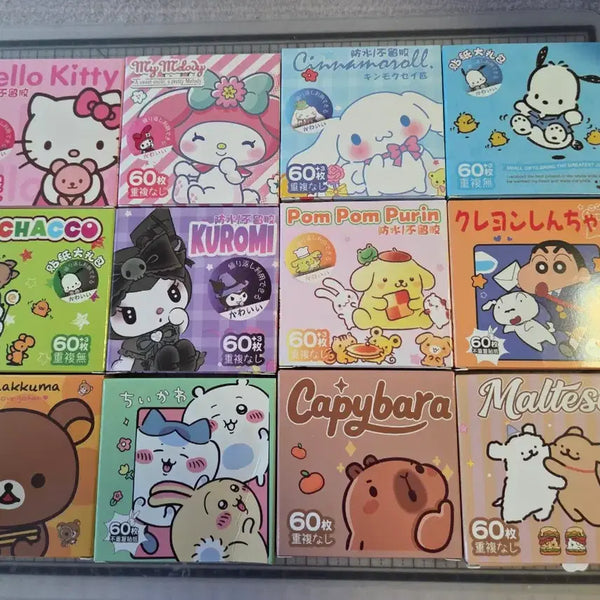 [BUNJANG] Sanrio Sticker Set (60 pcs) / 일본제 산리오 조각스티커 60장