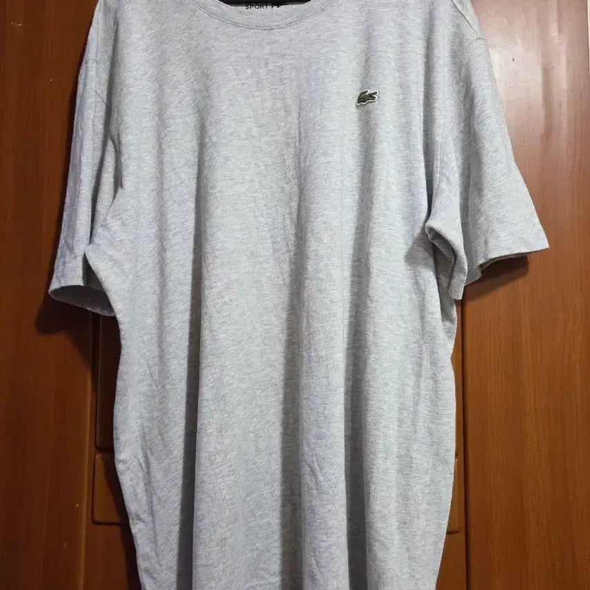 [BUNJANG] Lacoste Short Sleeve T-Shirt Grey / 라코스테 반팔티 그레이