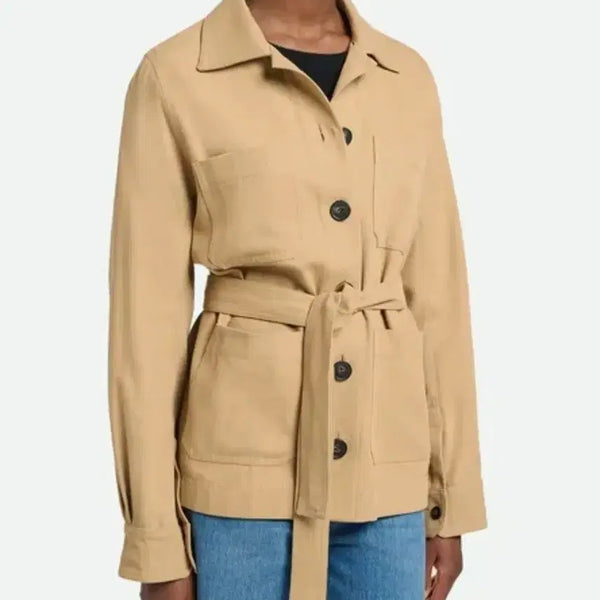 [BUNJANG] Vanessa Bruno Belted Cotton Jacket / 바네사브루노 벨티드 면 자켓