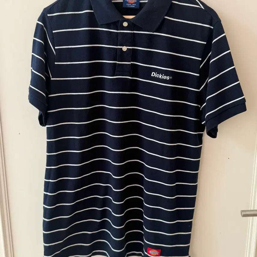 [BUNJANG] Dickies Striped Short Sleeve Polo Shirt / 디키즈(Dickies) 스트라이프 반팔카라티