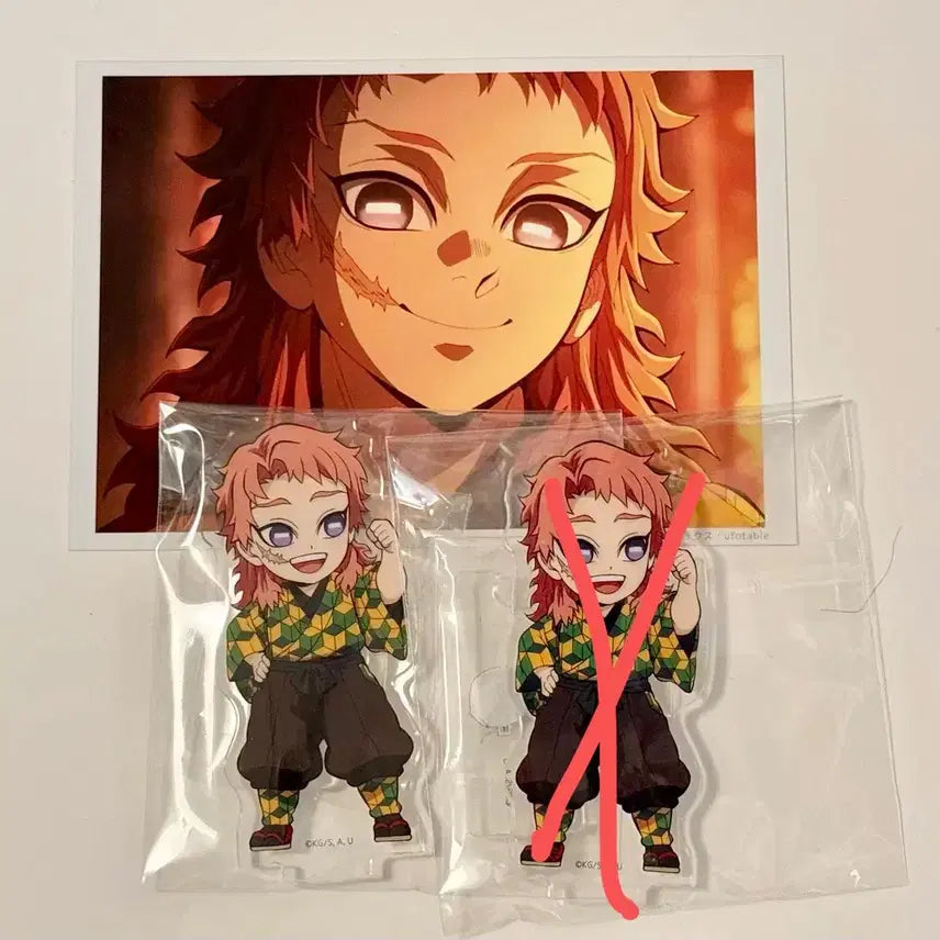 [BUNJANG] Demon Slayer Sabito Connecting Acrylic Bromide / 귀멸의칼날 사비토 연결아크릴 브로마이드