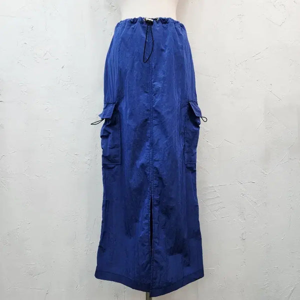 [BUNJANG] Blue Cargo Skirt / 카고 스커트 블루