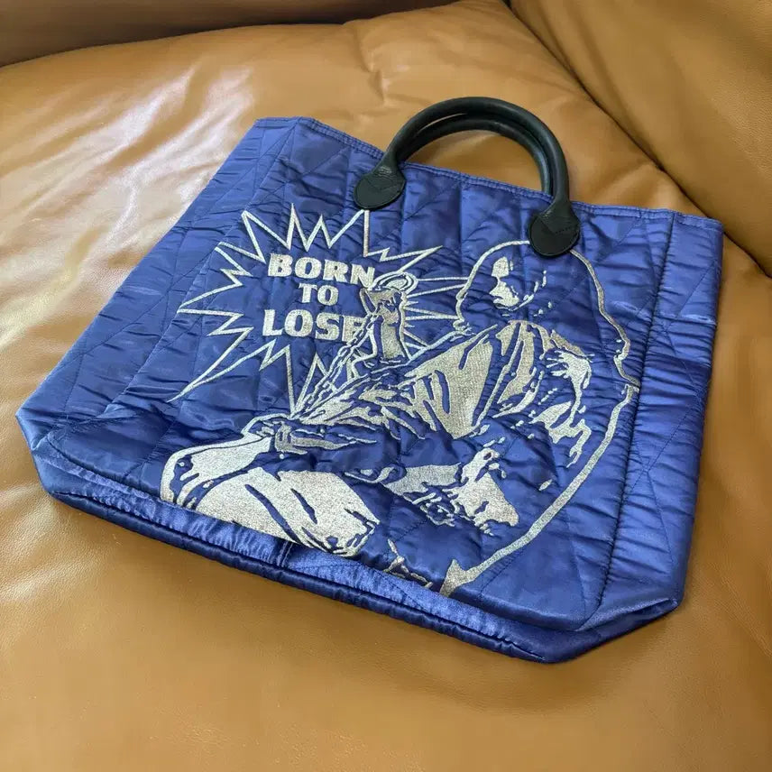 [BUNJANG] Hysteric Glamour Archive Embroidered Tote Bag / 히스테릭글래머 아카이브 자수 토트백 가방 BORN TO LOSE