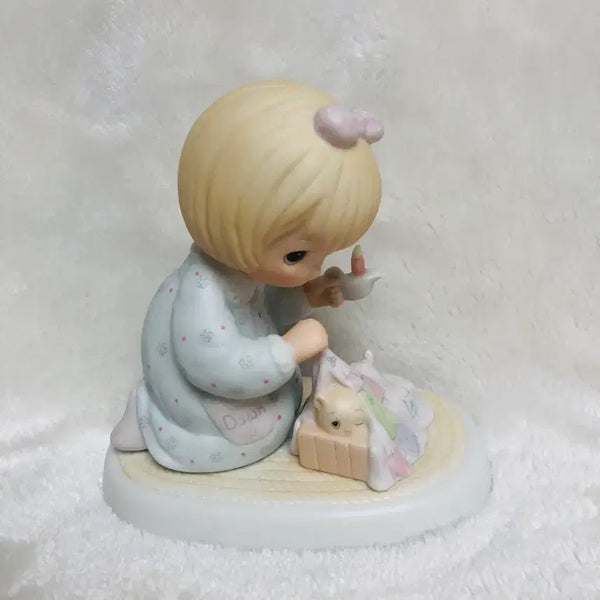 [BUNJANG] Antique Precious Moments Cat Figurine / 앤틱 빈티지 프레셔스모먼트 고양이