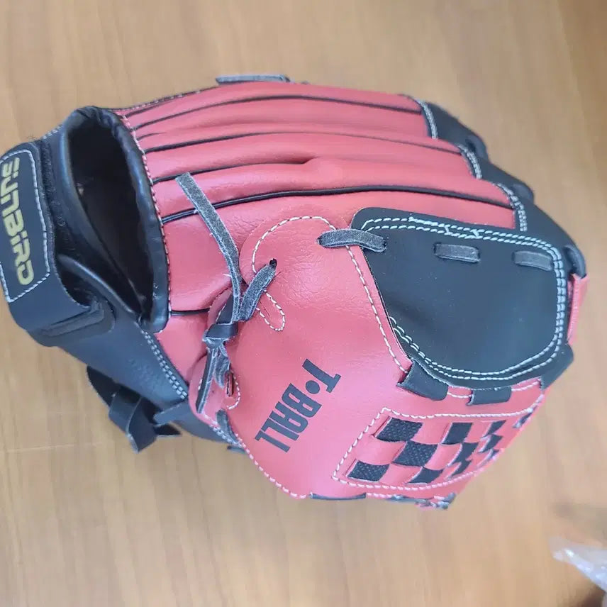 [BUNJANG] Sunbird T-ball Glove ST40 Red Right Hand Throw / 썬버드 티볼 글러브 ST40 레드 우투