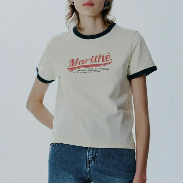 [BUNJANG] Marithe Francois Girbaud Ringer T-Shirt Size S / 마리떼프랑소와저버 링거티 S사이즈