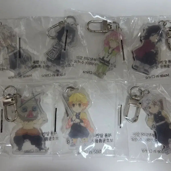 [BUNJANG] Demon Slayer Acrylic Keychain (Sealed) / 귀멸의 칼날 아크릴 키링(미개봉)
