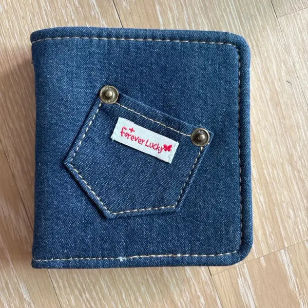 [BUNJANG] Denim Diary with "Forever Lucky" Tag / 데님 다이어리