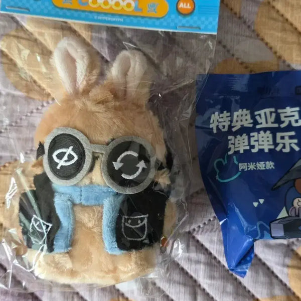 [BUNJANG] Arknights Amiya Rabbit Plush Keychain + Acrylic Special Edition / 명일방주 아미야 인형 판매