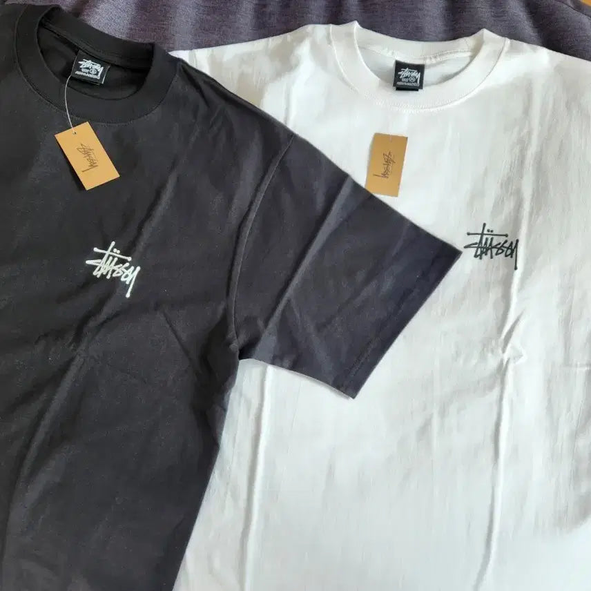 [BUNJANG] Stussy Small Logo T-Shirt / 스투시 반팔. 스몰로고 병행수입 정품 새상품