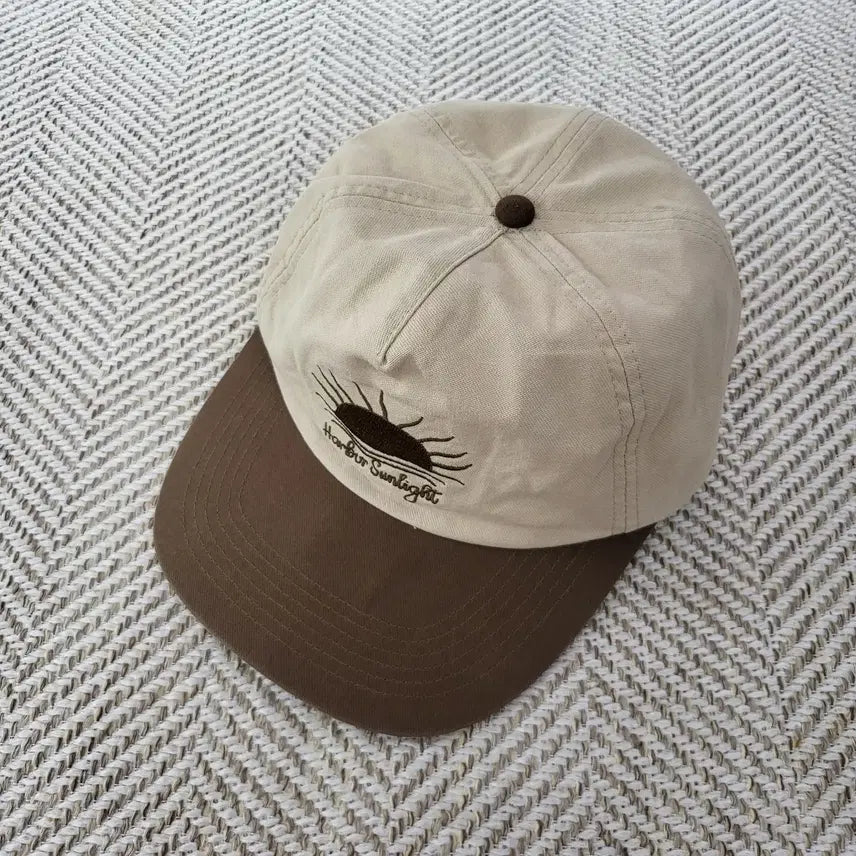 [BUNJANG] Partimento Washed Sunlight Ball Cap (Beige/Brown) / 파르티멘토 워시드 선라이트 볼캡 모자 베이지 브라운