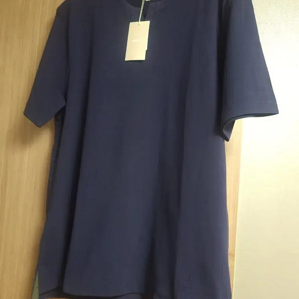 [BUNJANG] Beanpole Navy Pique T-Shirt L (105) / 빈폴 네이비 피케 티셔츠 L(105)