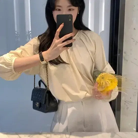 [BUNJANG] Moibin Bunny Blouse - Ivory / 모아빈 moibin bunny blouse 새상품