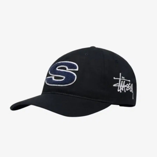 [BUNJANG] Stussy Chenille S Low Pro Cap Black / [Stussy] 스투시 셔닐 S 로우 프로 캡 블랙