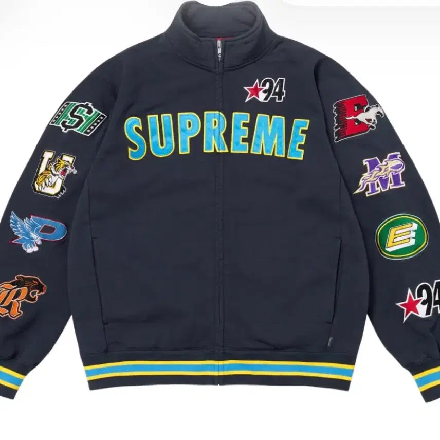[BUNJANG] Supreme Mascot Zip-Up Sweatshirt Navy XL / 새상품)슈프림 마스코트 집업 스웨트셔츠 네이비 XL