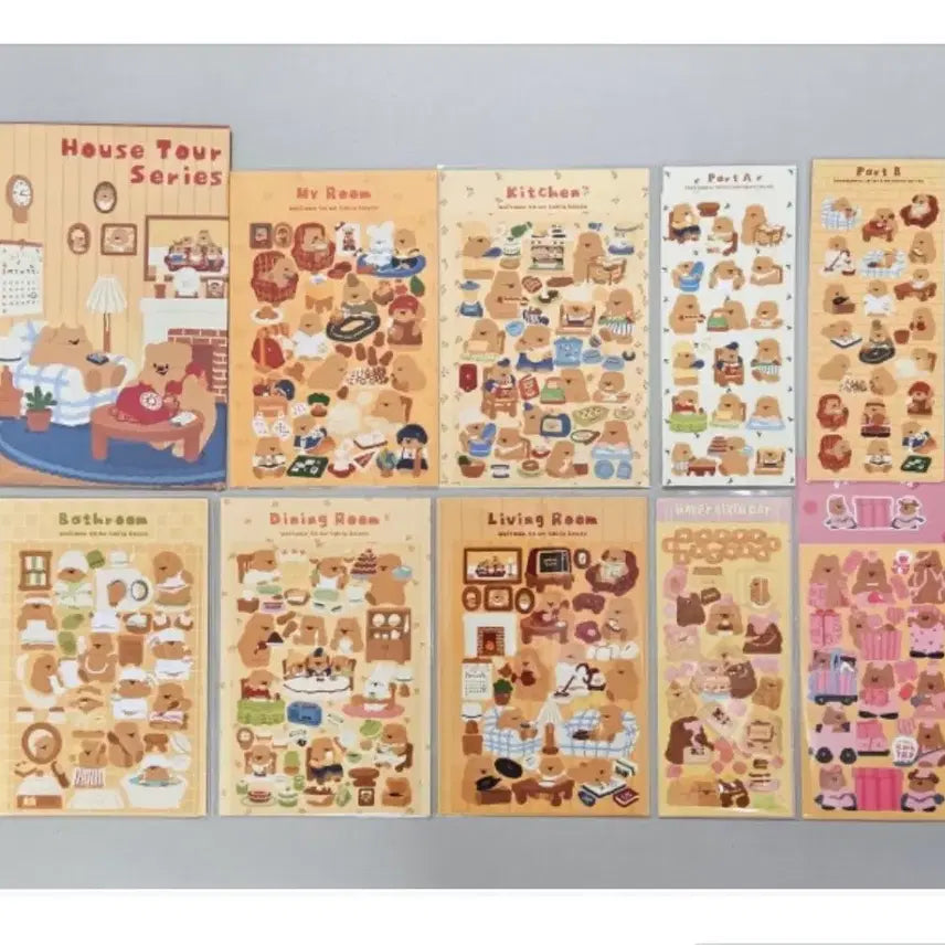 [BUNJANG] Kekibago Mi, Dabit Project, Eunane Japsack, Sosoroun, Mellifactory Sticker Pack Bundle / 다꾸 씰스티커