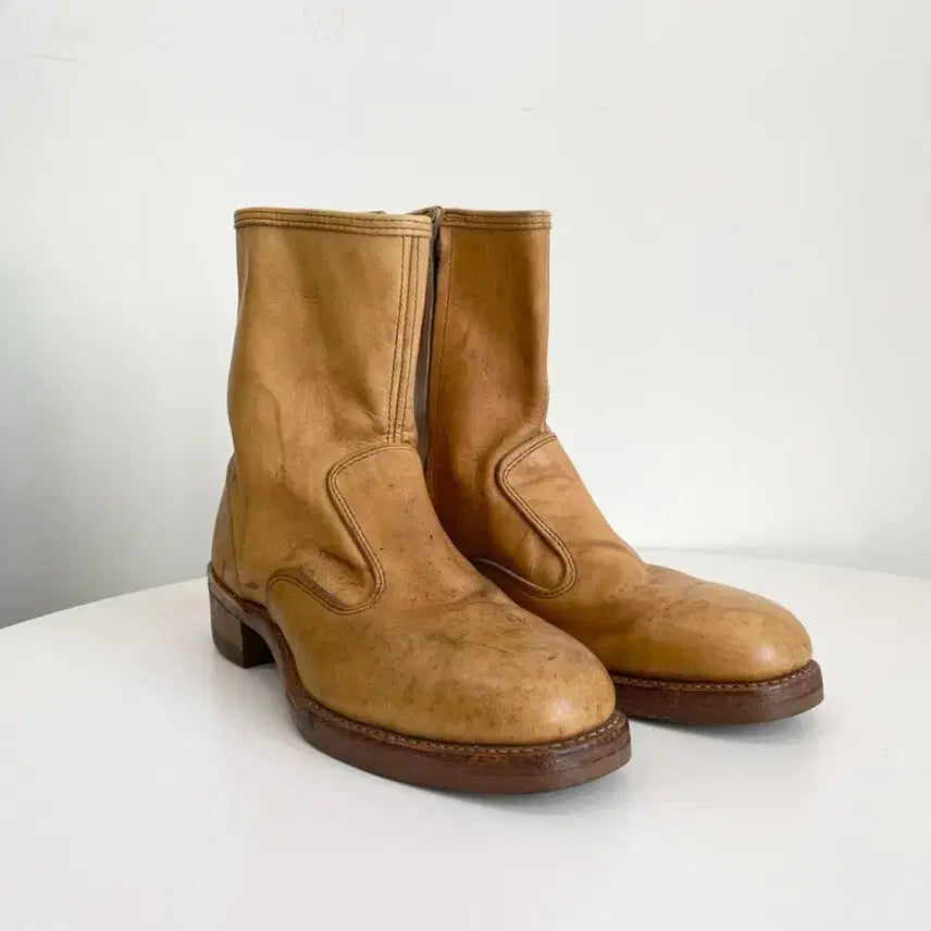 [BUNJANG] Iron Age 1970s Side Zip Campus Boots / 아이언 에이지 사이드 집 캠퍼스 부츠 (1970년대 제품)