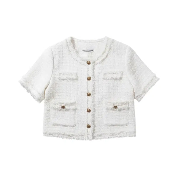 [BUNJANG] Morris Coming Home Tweed Jacket / 여성F/ 모리스커밍홈 수술 트위드자켓WH A-119